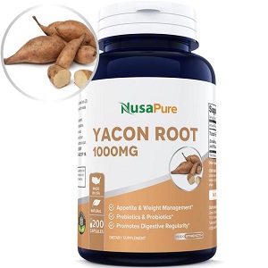 bottle of Weight Management Yacon Root 1000