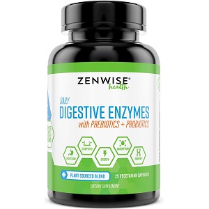 bottle of Zenwise Health Daily Digestive Enzymes
