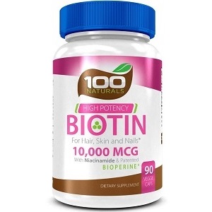 100 Naturals Biotin for Hair Growth