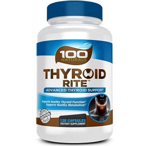100 Naturals Thyroid Rite for Thyroid
