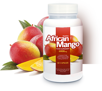 african mango fruit and bottle for weight loss