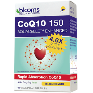 Blooms CoQ10 Aquacelle Enhanced for Health & Well-Being