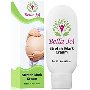 bottle of Bella Joi Beauty Stretch Mark Cream