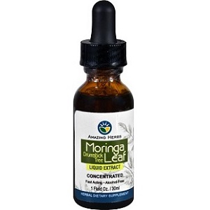 bottle of Black Seed Moringa Leaf Liquid Extract