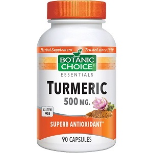 bottle of Botanic Choice Turmeric