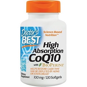 bottle of Doctor's Best High Absorption CoQ10