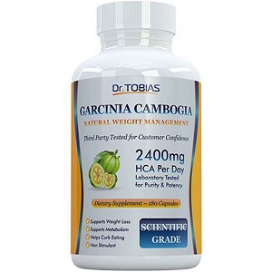 bottle of Dr.Tobias Garcinia Cambogia