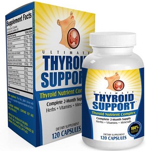 bottle of Elevate Recovery Supplements Thyroid Support Complex