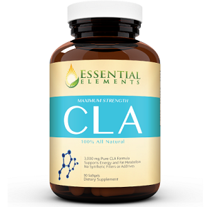 bottle of Essential Elements Maximum Strength CLA