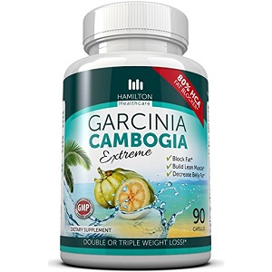 bottle of Hamilton Healthcare Garcinia Cambogia