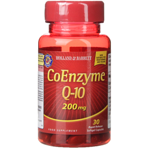 bottle of Holland & Barrett CoEnzyme Q10