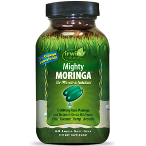 bottle of Irwin Naturals Mighty Moringa