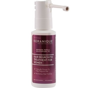 bottle of Keranique Hair Regrowth Treatment For Women