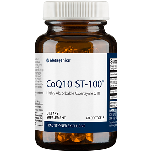 bottle of Metagenics CoQ10 ST-100
