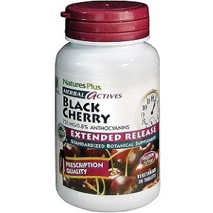 bottle of Natures Plus Herbal Actives Black Cherry