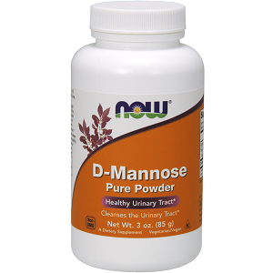 bottle of NOW D-Mannose Powder