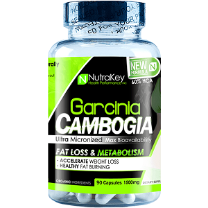 bottle of Nutrakey Garcinia Cambogia