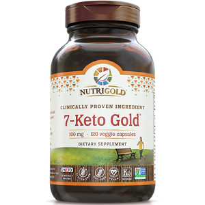 bottle of NutriGold 7-Keto Gold