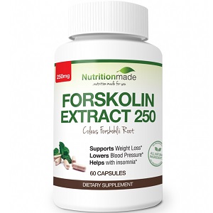 bottle of Nutritionmade Forskolin Extract 250