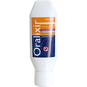 bottle of Oralixir Oral Soothing Gel