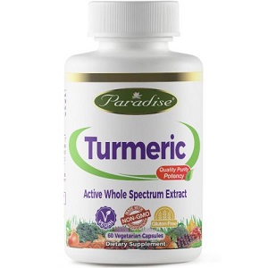 bottle of Paradise Turmeric Ultimate Ayurvedic Extract