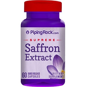 bottle of Piping Rock Ultimate Saffron Extract