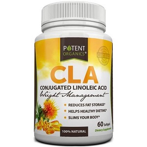 bottle of Potent Organics CLA