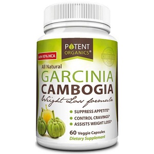 bottle of Potent Organics Garcinia Cambogia Extract