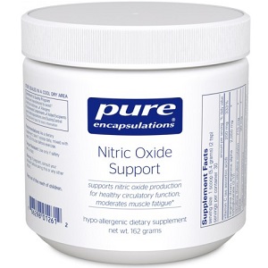 bottle of Pure Encapsulations Nitric Oxide Support