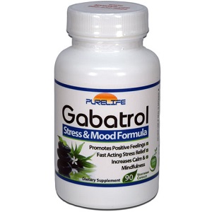 bottle of Purelife Gabatrol Stress & Mood