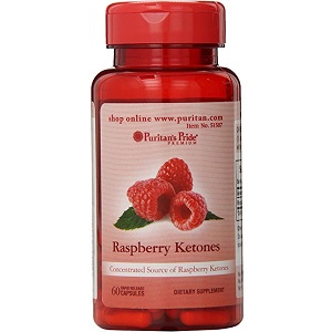 bottle of Puritan's Pride Raspberry Ketones