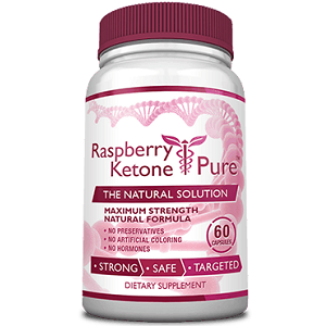 bottle of Raspberry Ketone Pure