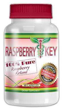 bottle of Raspberry Key supplements