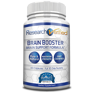 bottle of research verified brain booster