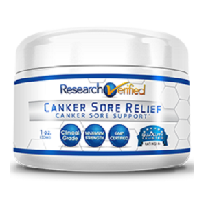 bottle of Research Verified Canker Sore Relief