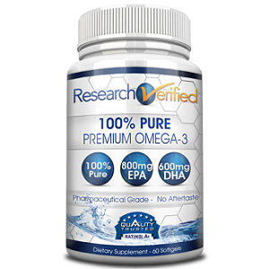 bottle of Research Verified Omega-3