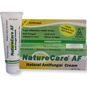 bottle of Rowell Laboratories Nature Care AF Antifungal Cream