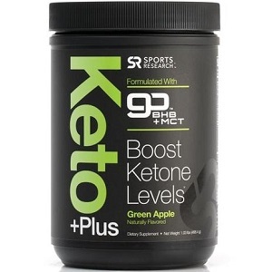 bottle of Sports Research Keto Plus