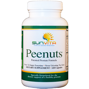 bottle of SunVita Nutrition's Peenuts