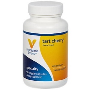 bottle of The Vitamin Shoppe Tart Cherry Extract