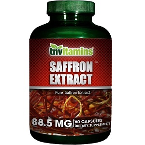 bottle of tnvitamins Saffron Extract