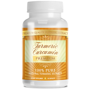 bottle of turmeric premium