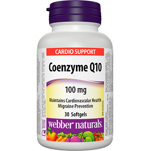 bottle of Webber Naturals Coenzyme Q10