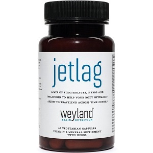 bottle of Weyland Brain Nutrition JetLag