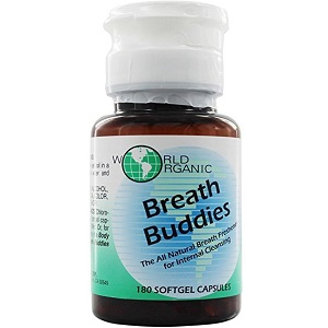 bottle of World Organic Breath Buddies