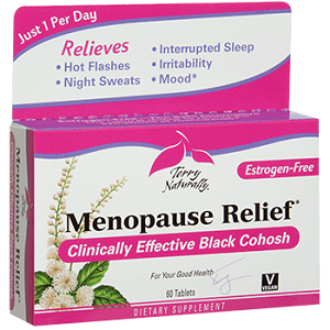 box of Terry Naturally Menopause Relief
