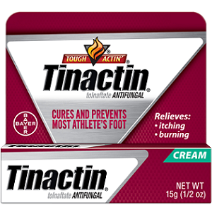 box of Tinactin Athlete’s Foot Cream