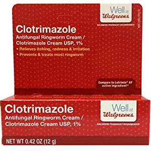 box of Walgreens Clotrimazole Antifungal Ringworm Cream