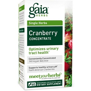 Gaia Herbs Cranberry Concentrate for Urinary Tract Infection