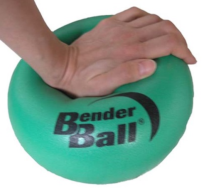 hand using bender ball